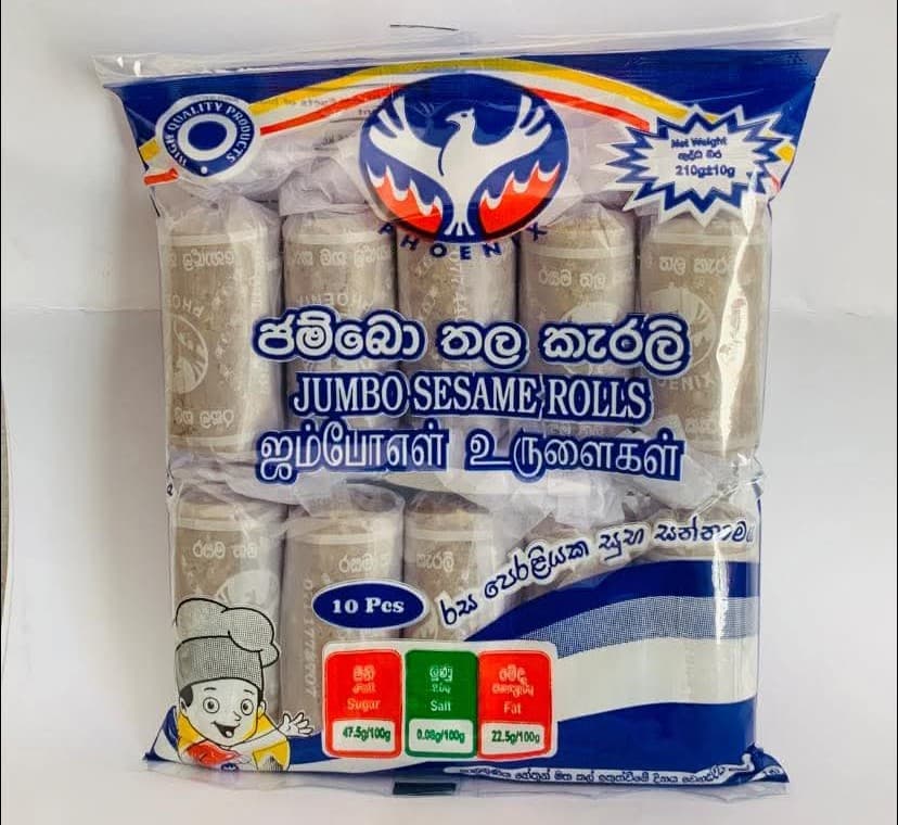 Jumbo Sesame Roll (10 rolls)